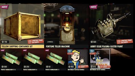 fallout 76 current atom shop items